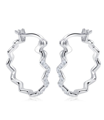 Silver Hoop Earring HO-2514